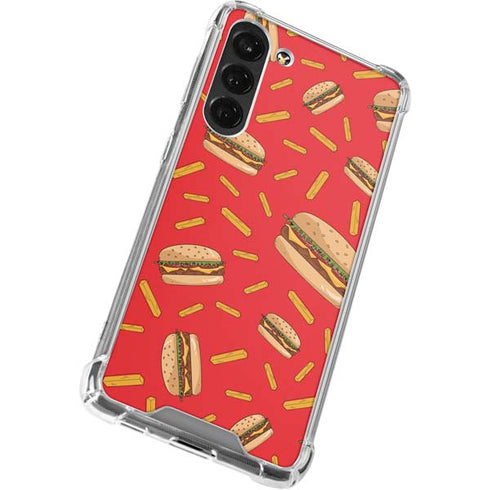Burgers and Fries Galaxy S24 FE Clear Case