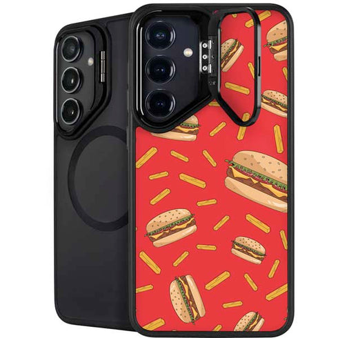 Burgers and Fries Galaxy S25 Kickstand Case