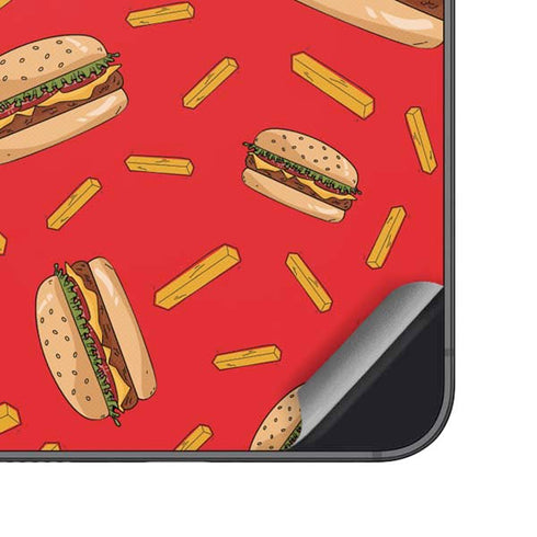 Burgers and Fries Galaxy S25 Plus Skin