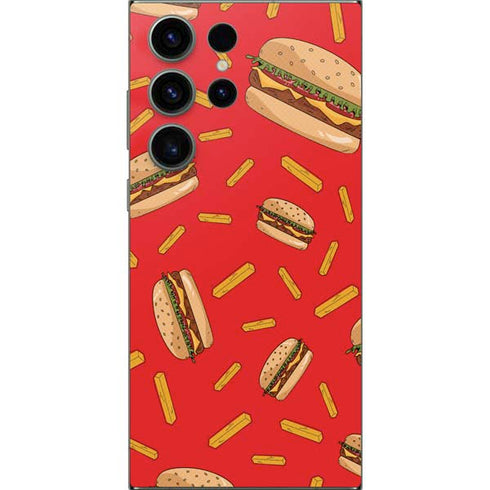 Burgers and Fries Galaxy S24 Ultra Skin