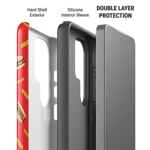 Burgers and Fries Galaxy S26 Ultra Impact Case