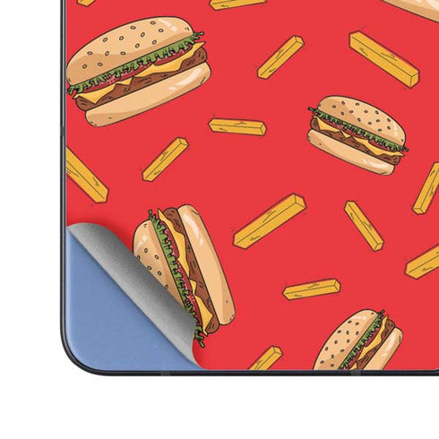 Burgers and Fries Galaxy Z Fold5 5G Skin