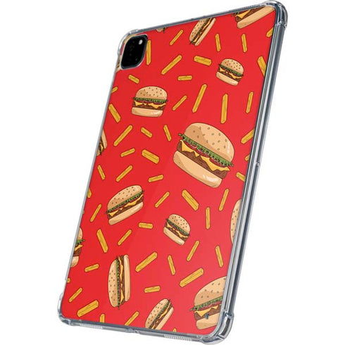 Burgers and Fries iPad Pro 11in (2024) Clear Case