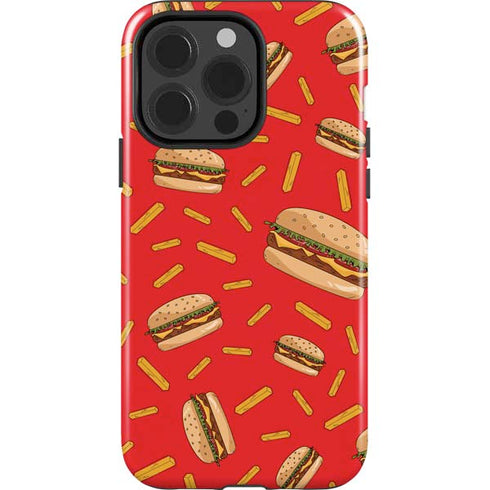 Burgers and Fries iPhone 15 Pro Impact Case