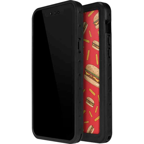 Burgers and Fries iPhone 15 Pro Waterproof Case