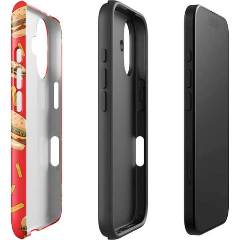 Burgers and Fries iPhone 16 Impact Case