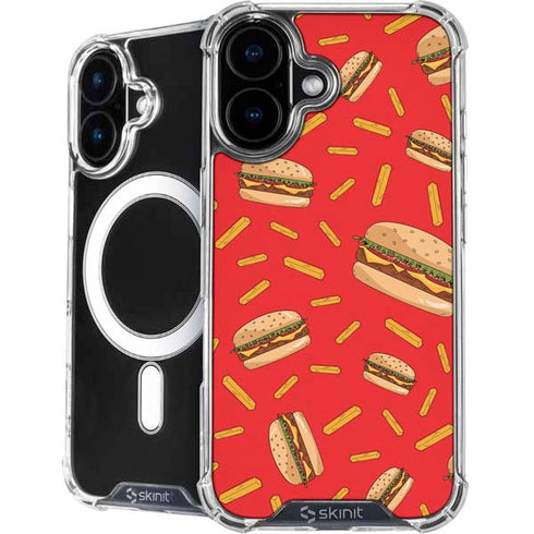 Burgers and Fries iPhone 16 MagSafe Case