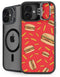 Burgers and Fries iPhone 16 Plus Kickstand Case