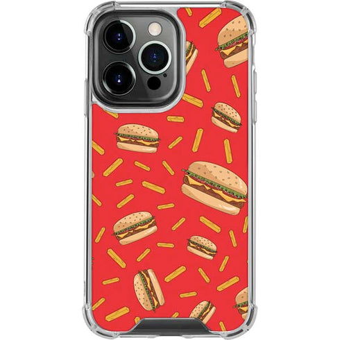 Burgers and Fries iPhone 16 Pro Clear Case