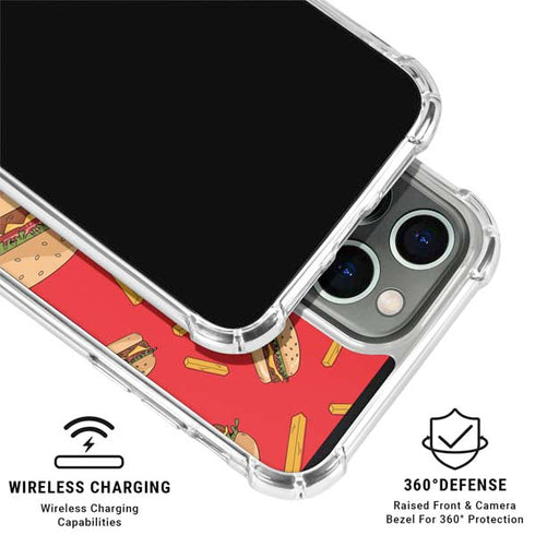 Burgers and Fries iPhone 16 Pro Clear Case