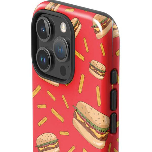 Burgers and Fries iPhone 16 Pro Max Impact Case