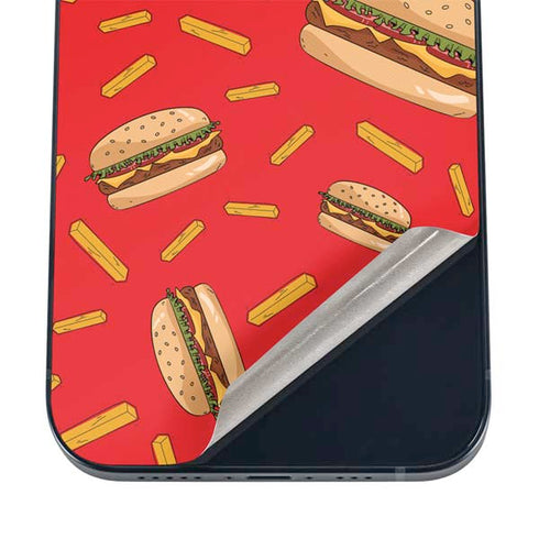 Burgers and Fries iPhone 16 Skin