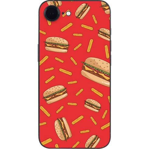 Burgers and Fries iPhone 16e Skin
