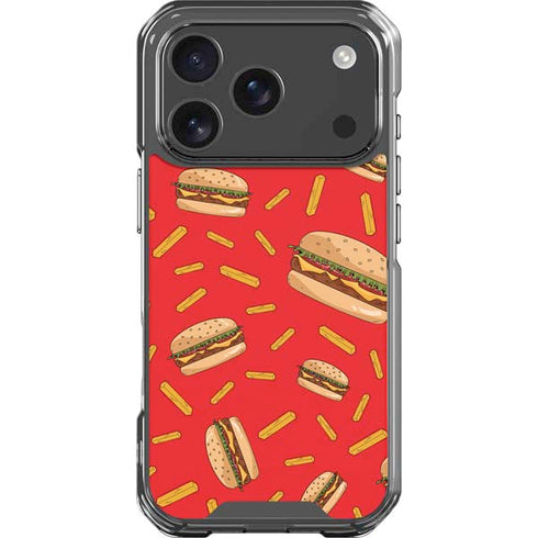 Burgers and Fries iPhone 18 Pro Clear Case