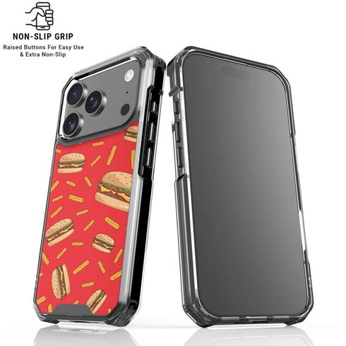 Burgers and Fries iPhone 18 Pro Clear Case