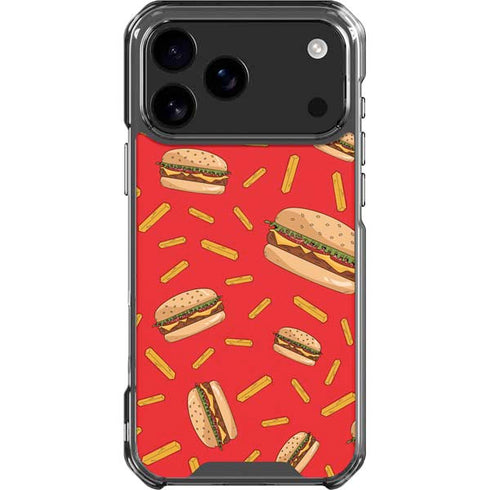 Burgers and Fries iPhone 18 Pro Max Clear Case