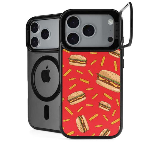 Burgers and Fries iPhone 18 Pro Max Kickstand Case