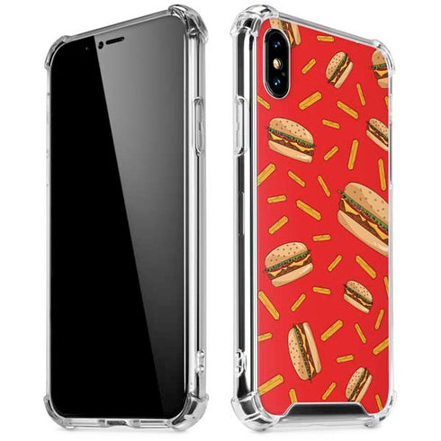 Burgers and Fries iPhone X/XS Clear Case