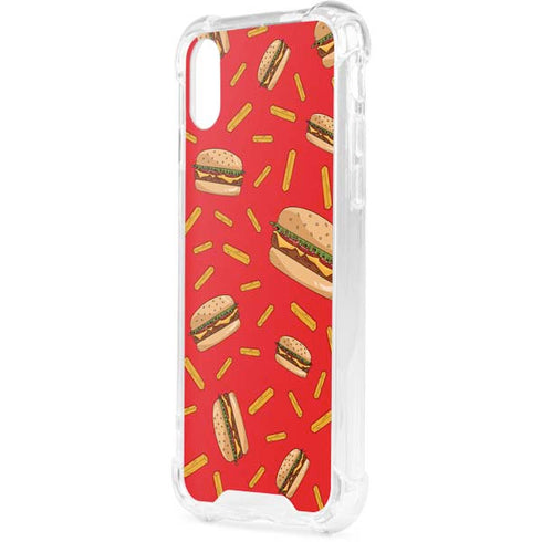 Burgers and Fries iPhone XS Clear Case