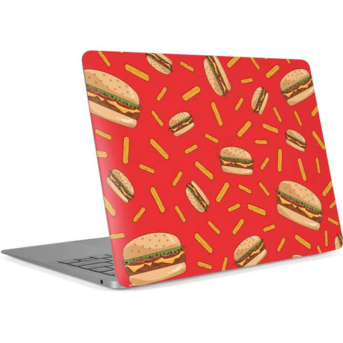 Burgers and Fries Apple MacBook Air Skin