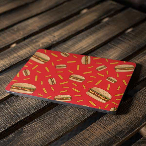 Burgers and Fries Apple MacBook Air Skin