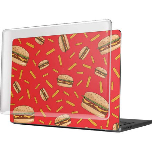 Burgers and Fries MacBook Pro 14in (2021-24) Case plus Skin