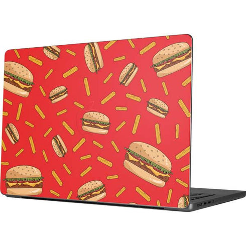 Burgers and Fries Apple MacBook Pro 14-inch Skin