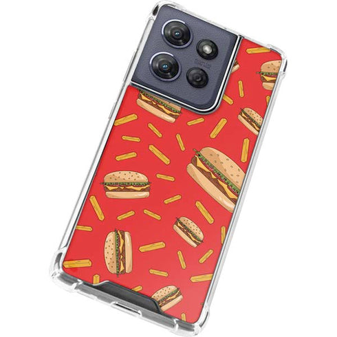 Burgers and Fries Moto G Power 5G (2025) Clear Case