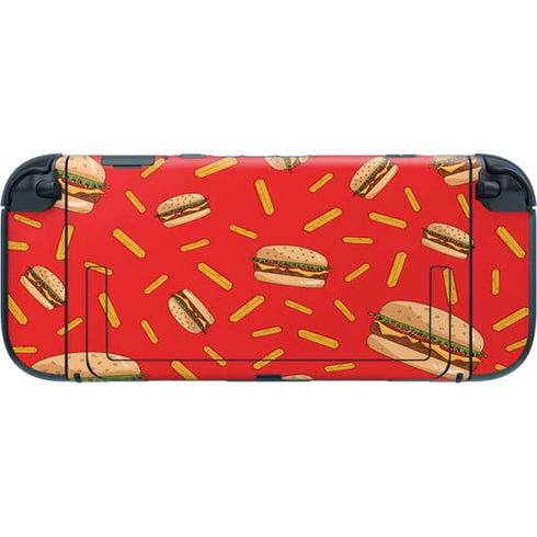 Burgers and Fries Nintendo Switch 2 (2025) with Joy-Con Skin