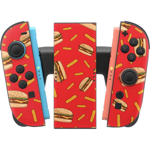 Burgers and Fries Nintendo Switch 2 (2025) Joy-Con Controller Skin