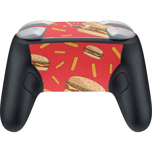 Burgers and Fries Nintendo Switch 2 (2025) Pro Controller Skin