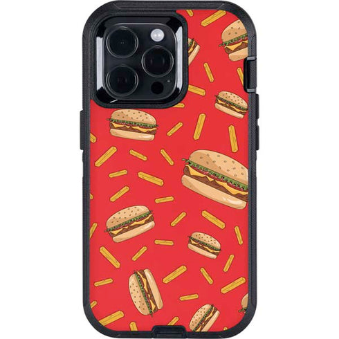 Burgers and Fries Otterbox Defender iPhone Skin