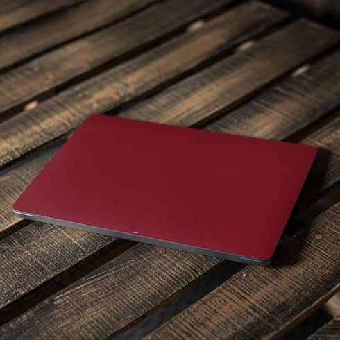 Burgundy Apple MacBook Air Skin