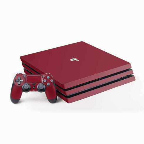 Burgundy PlayStation PS4 Skins