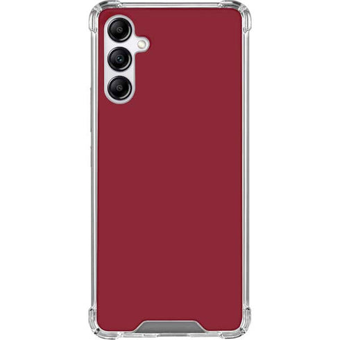 Burgundy Gabb Phone 4 Clear Case