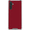Burgundy Galaxy A17 Clear Case
