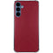 Burgundy Galaxy A35 5G Clear Case