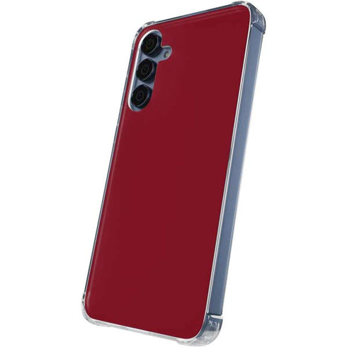 Burgundy Galaxy A35 5G Clear Case
