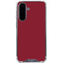 Burgundy Galaxy A36 5G Clear Case