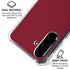 Burgundy Galaxy A36 5G Clear Case