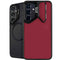 Burgundy Galaxy S25 Kickstand Case