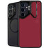 Burgundy Galaxy S25 Kickstand Case
