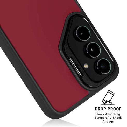 Burgundy Galaxy S25 Kickstand Case