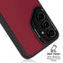 Burgundy Galaxy S25 Kickstand Case