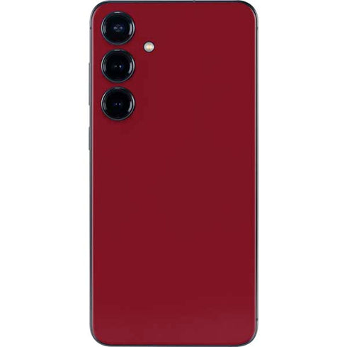 Burgundy Galaxy S25 Plus Skin