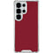 Burgundy Galaxy S25 Ultra Clear Case