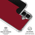 Burgundy Galaxy S26 Clear Case