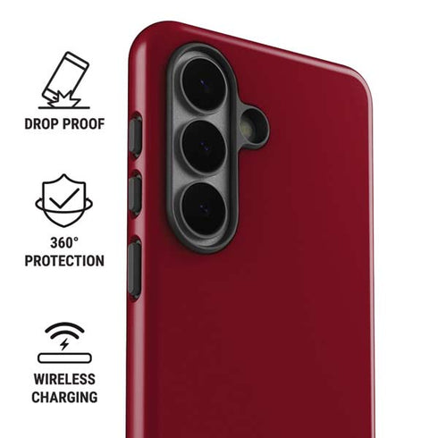 Burgundy Galaxy S26 Impact Case