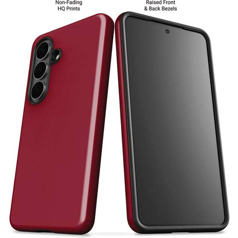 Burgundy Galaxy S26 Plus Impact Case