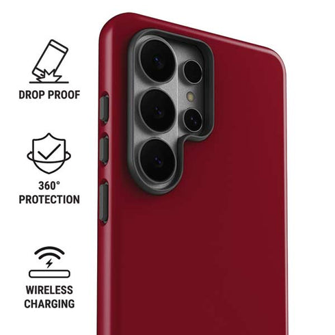 Burgundy Galaxy S26 Ultra Impact Case